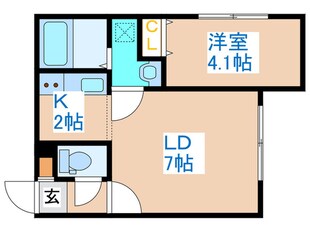 フロンティアの物件間取画像